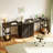 Nilajah Writing Desk with 4-Tier Fabric Drawers-1858924452