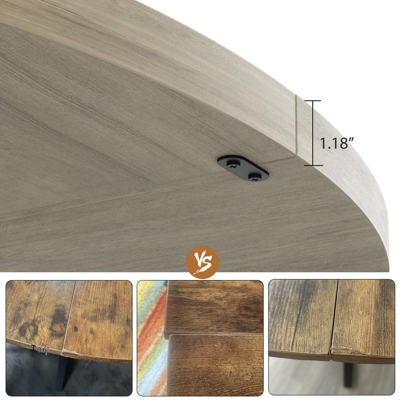 Metal Base Dining Table