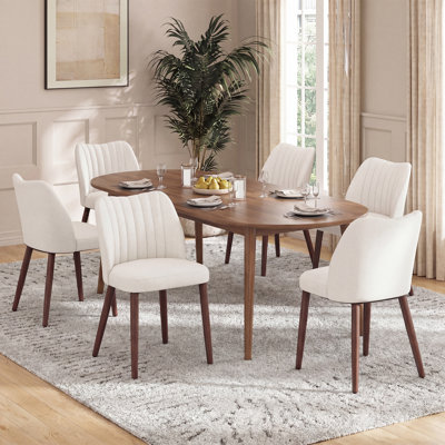 Upholstered Fabric Dining Chair
