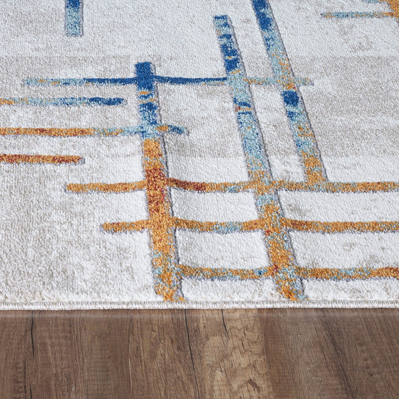 Angelray Abstract Indoor Rug, Rectangle 8'' x 10''