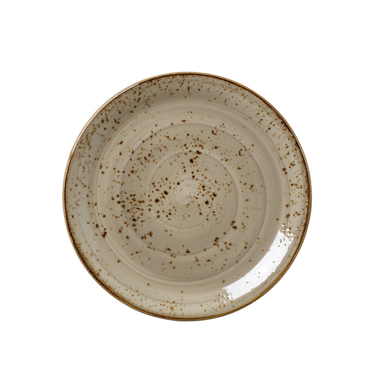 CRAFT BLUE Coupe Plate, Brown/Beige