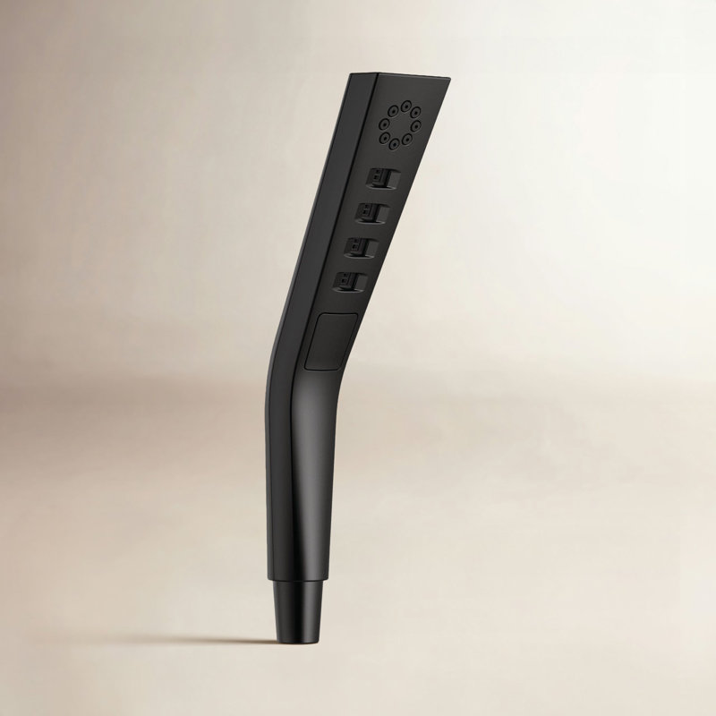 Pivotal Handheld Shower Head, Matte Black, Round