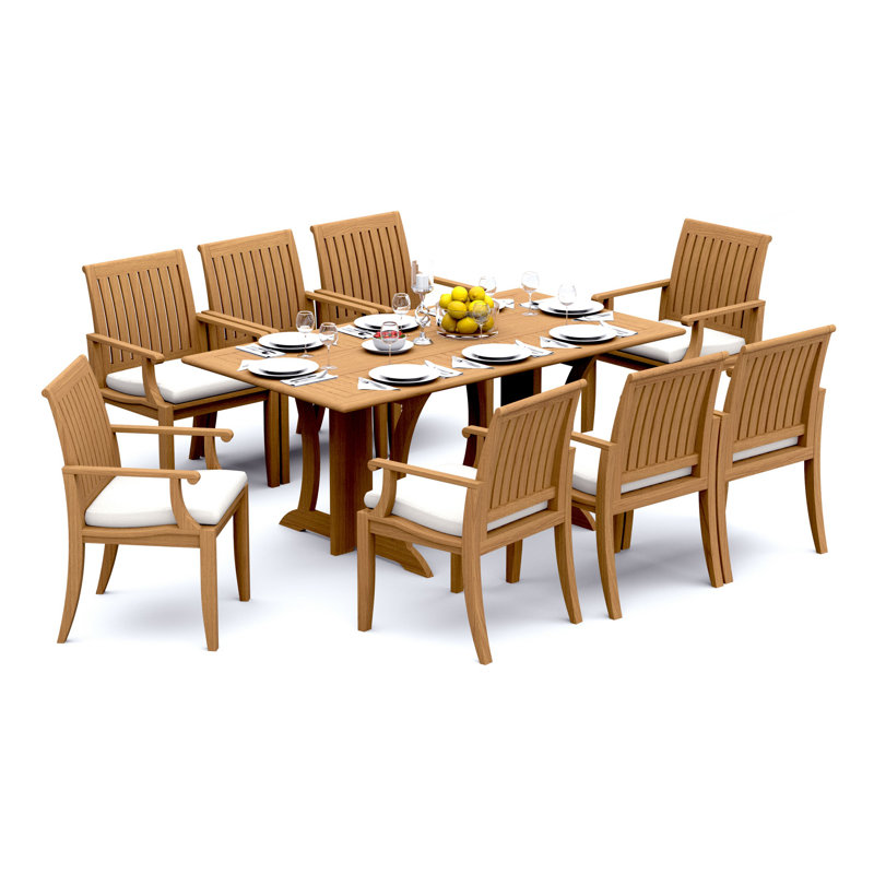 Lagos Outdoor - Piece Teak Dining Set, 8