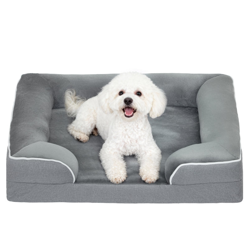 Fleece Pet Bed, 16.5cm H x 70cm W x 60cm D