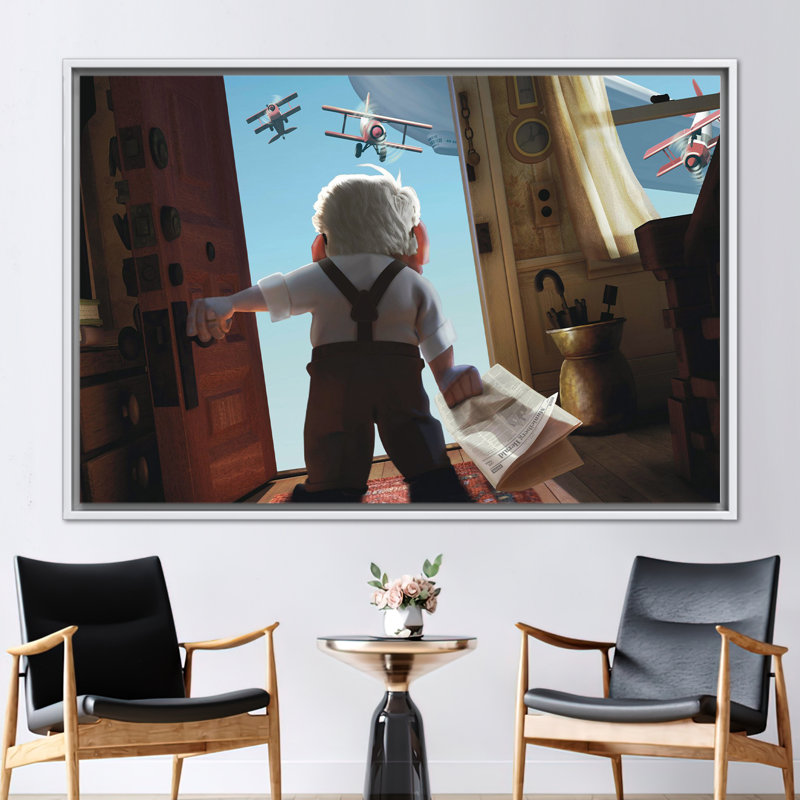 Print on Canvas, Framed Print without Mat, 80 cm H x 110 cm W, White