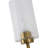 Dimmable Armed Sconce with Prismatic Glass Shade