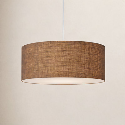 Pendant Kit Stretch Linen Drum Pendant