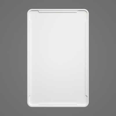 Miroir de salle de bain avec cadre en alliage d'aluminium de 1,2 po d'épaisseur, miroir mural avec verre trempé, miroir décoratif pour entrée, salle à manger, chambre à coucher