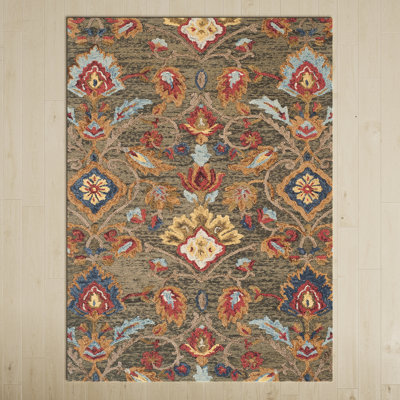 Tansy Wool Floral Indoor Rug