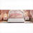 Full Size Poplar Wood PU Upholstered Platform Bed with Crown Headboard, 500lbs No Box Spring Needed, Cream for Bedroom-415874056-415874167