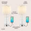 Lampe de table USB en métal Ersell-194542815