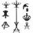 Solid Wood Freestanding Coat Rack-2001006037