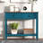 Farmhouse Style Console Table With 2 Drawer And Bottom Storage Shelf For Entryway-1997626287