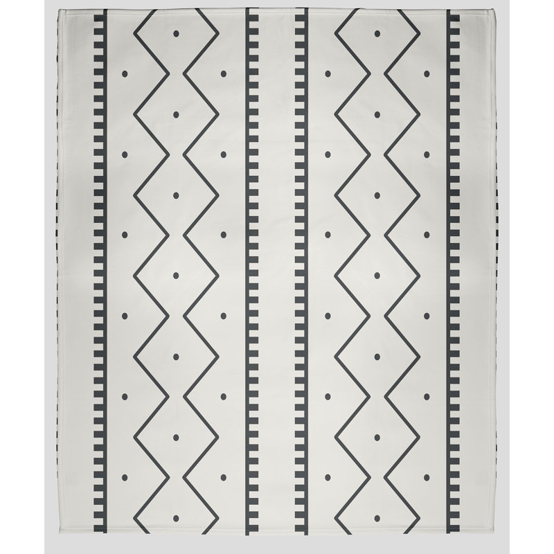 Fleece Throw Blanket, 50" W x 60" L, Pepper