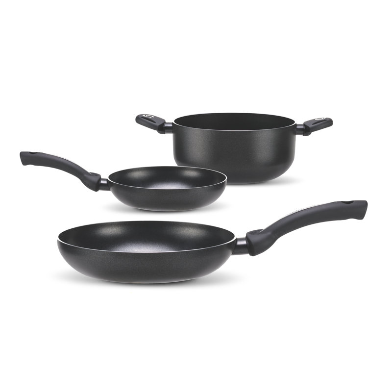 Black Diamond 3 - Piece Non-Stick Aluminum Cookware Set