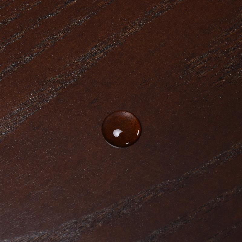 Table de salle à manger ronde 47,2 po, Brun