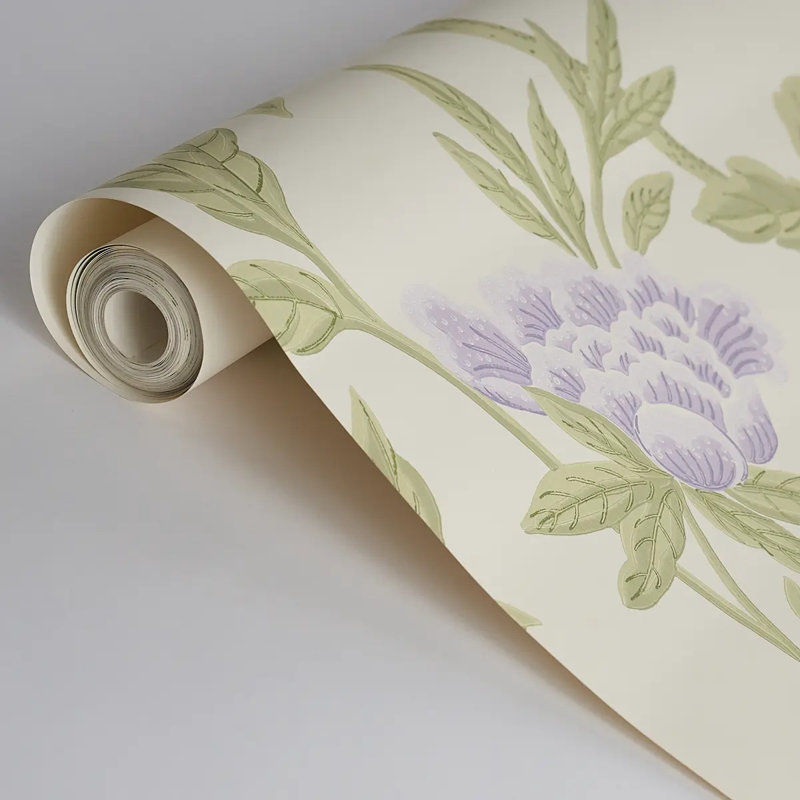 Papier peint floral Whitney, Lavande