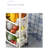 Kitchen Stackable Storage Rack Organizer With Vegetable Fruit Basket Shelf Stable