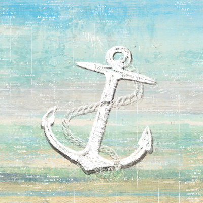 Rustic Anchor - Wrapped Canvas Painting