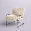  Chaise en peau de mouton véritable-2135113825