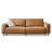 Orange 100% Polyester Modular Sofa cushion Loveseat
