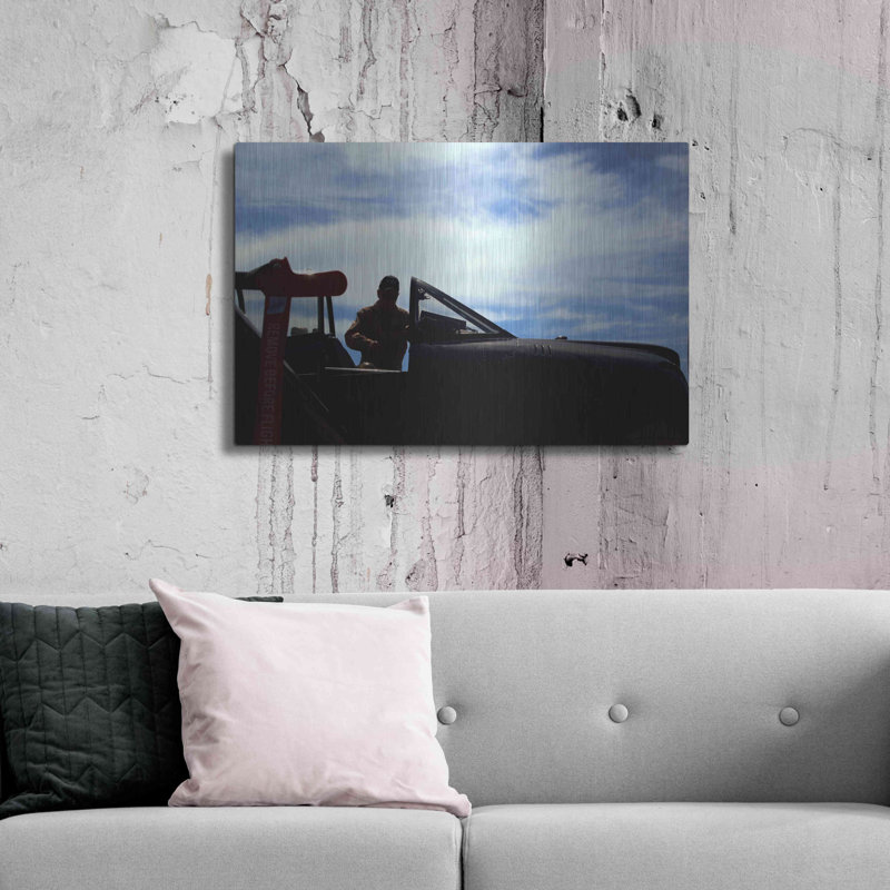 " Mechanic And North American Trojan " by Clive Branson, 24" H x 36" W