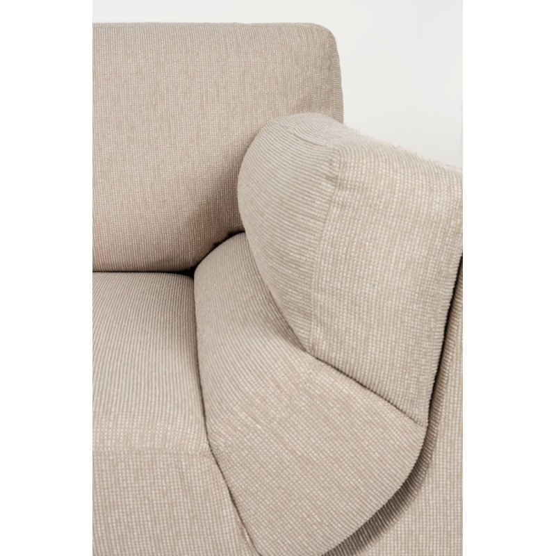 Balcony Sleeper Sofa, Brown Polyester Blend