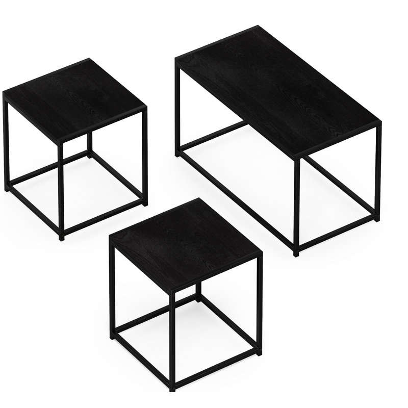 Ensemble de tables basses 3 pièces Gramercie, Americano, Noir
