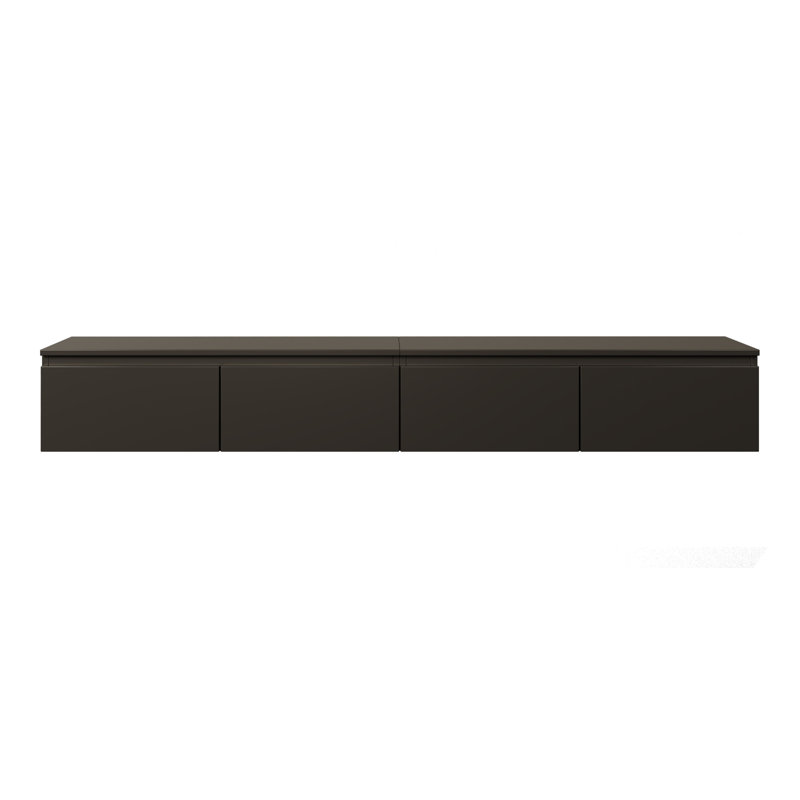 Syvanna 200 cm Wall-Mounted TV Cabinet, Black