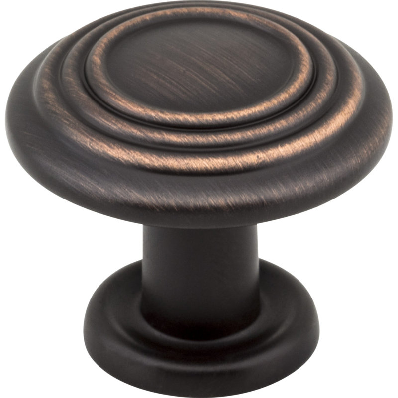 Vienna 1 1/4" Diameter Mushroom Knob, Brushed Oil Rubbed Bronze