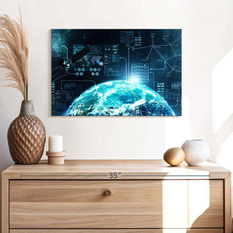 Keiri Internet In Space, 16" H x 24" W
