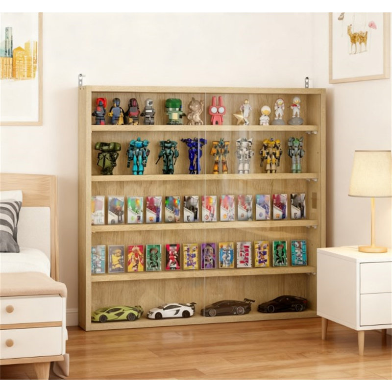 Vitrine pour objets de collection, Chêne