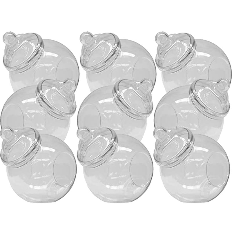 Large Spherical Plastic 3200ml Storage Jar