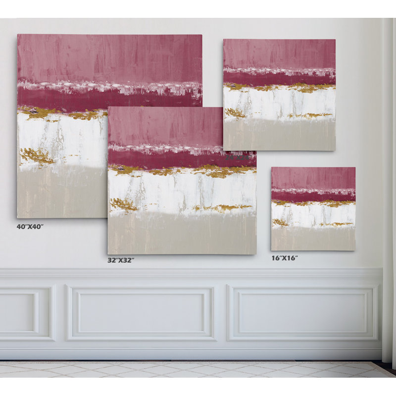 «Springtime in Sedona II», reproduction de peinture à l'huile, Toile tendue, H 16 po x l 16 po x P 1,5 po
