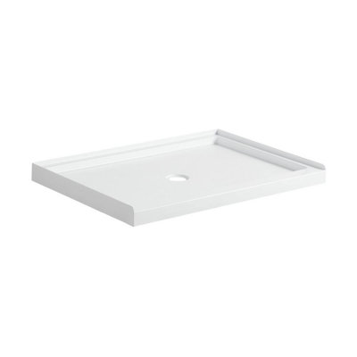 48" x 34" Rectangular Shower Base with Single Threshold and Center Drain