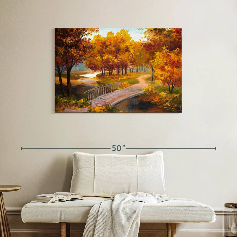 Sireci Autumn Forest Park, 26" H x 39" W