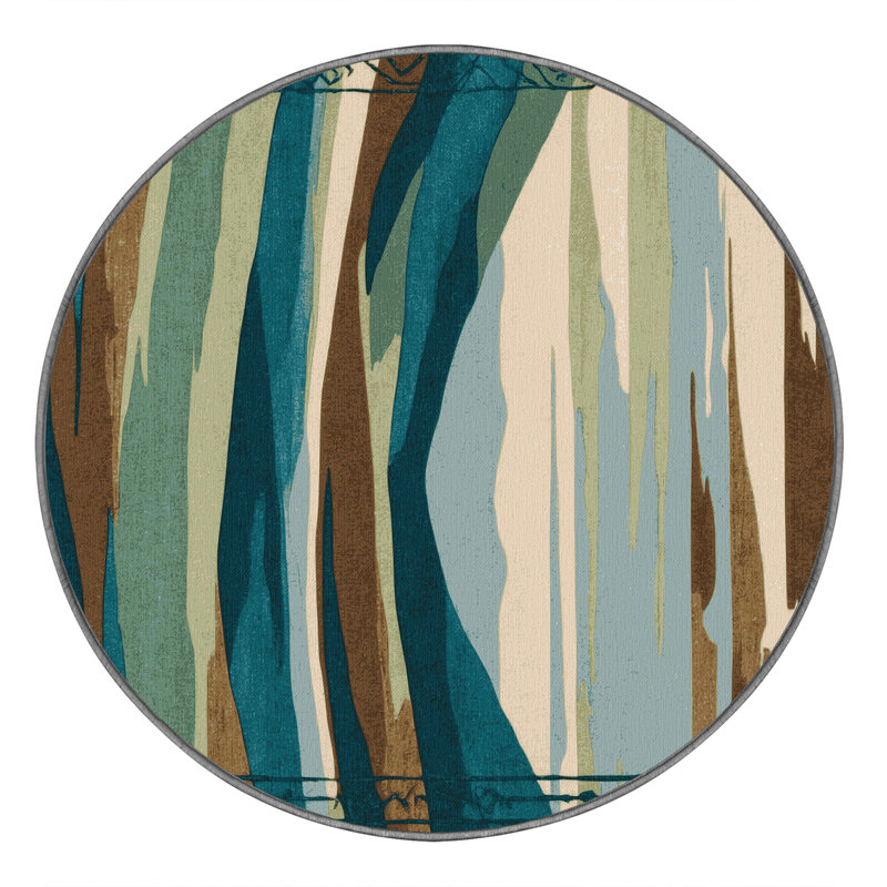 Skyborn Valleys Rug, Round 4'