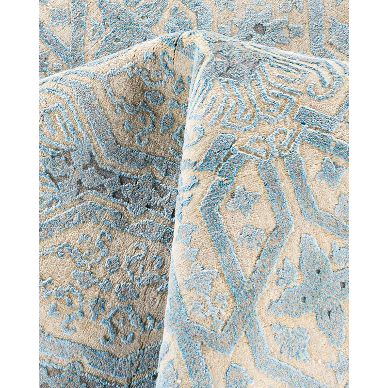 Overdyed One-of-a-Kind 8' 1" X 10' 2" Hand Knotted Area Rug