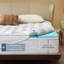 Surmatelas en mousse viscoélastique gélifiée 2 po BEDLORE® et surmatelas en rayonne de bambou 2 po pour soulager les maux de dos-128929810-128929811