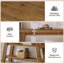 120Cm Solid Wood Console Table