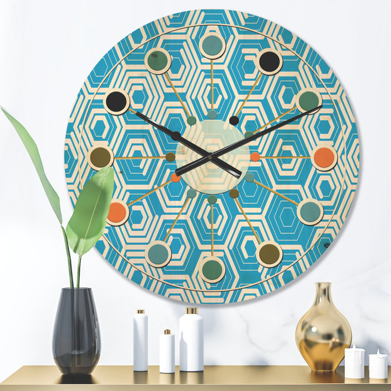 Solid Wood Wall Clock, Medium