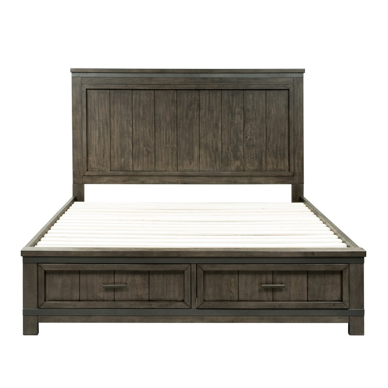 Lexee Platform Storage Bed, King