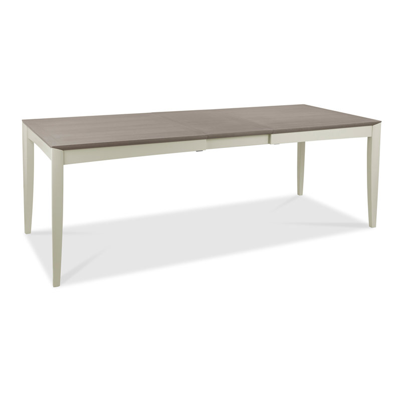 Izzie Rectangular Dining Table, Ivory, Beige,  H77 x L130 x W86cm