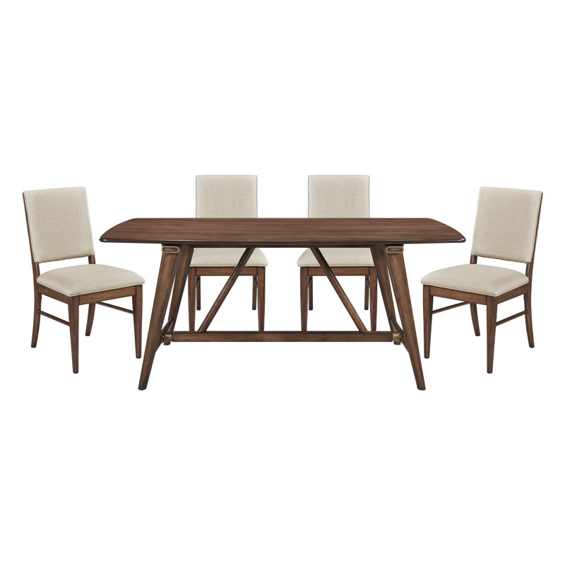 Darcy 5-piece Dining Table Set, 5 Pieces: Table, 4 Chairs