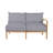Santa Barbara Teak Outdoor Right Arm Facing Sectional Sofa-110920362-48656511-63326307