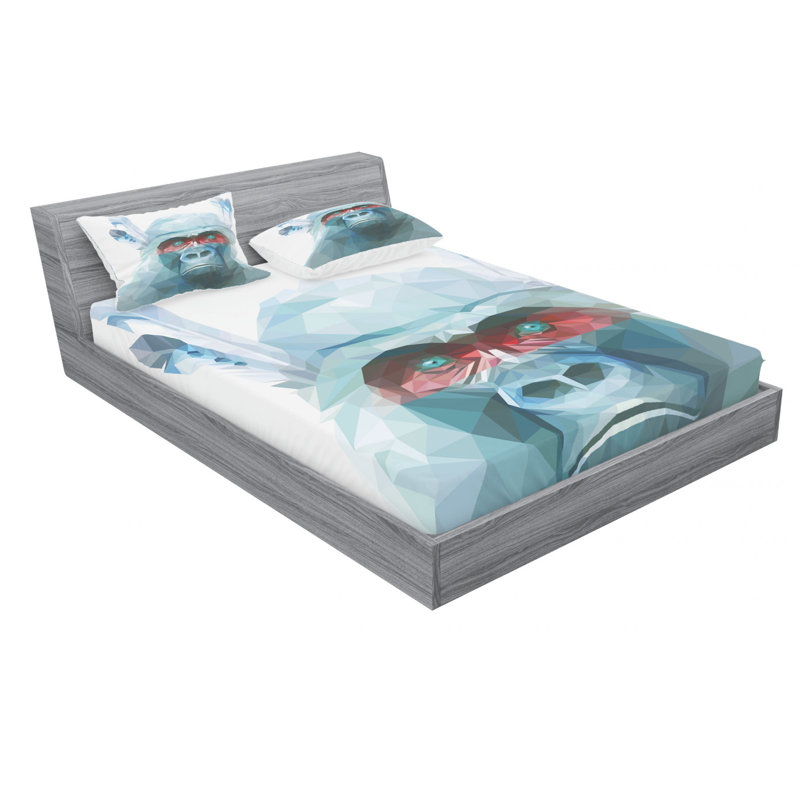 Microfiber Sheet Set, Full Sheet Set with Fitted Sheet