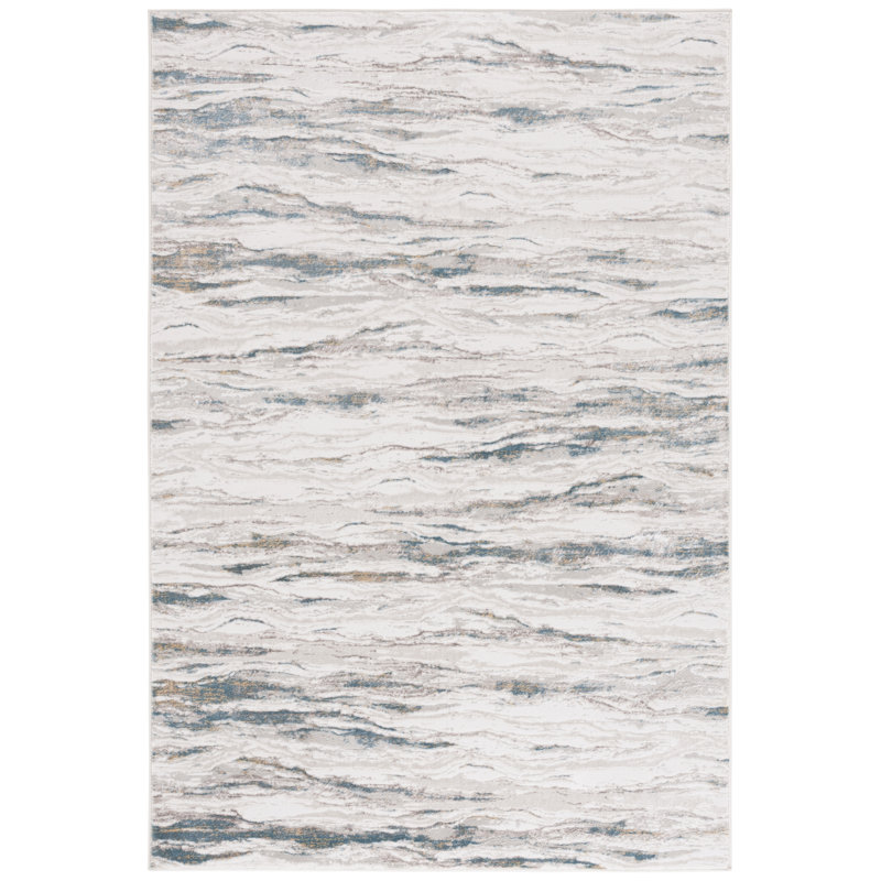 Tapis abstrait Keryn Performance, Rectangle 9 pi x 12 pi