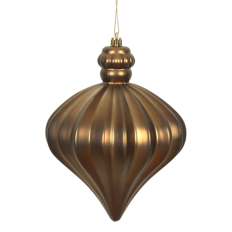 Ornement de Noël oignon 6 po, Moka