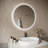 Streamline Round Frameless LED Bathroom Vanity Mirror with Defogger, Dimmability, Color Temperature Change