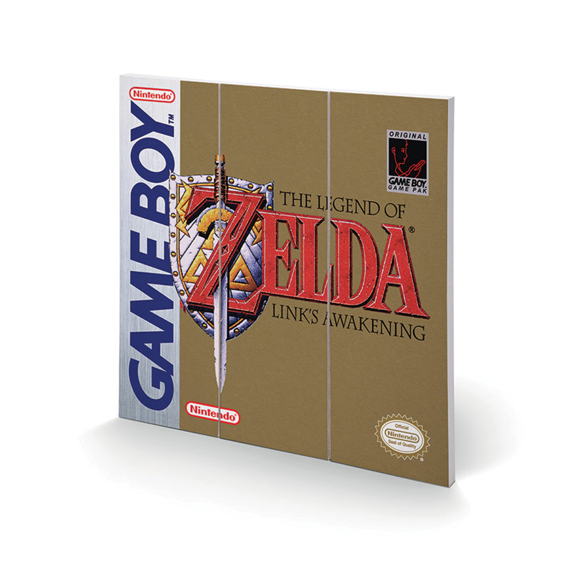 The Legend Of Zelda by Gameboy - No Frame Print on Wood